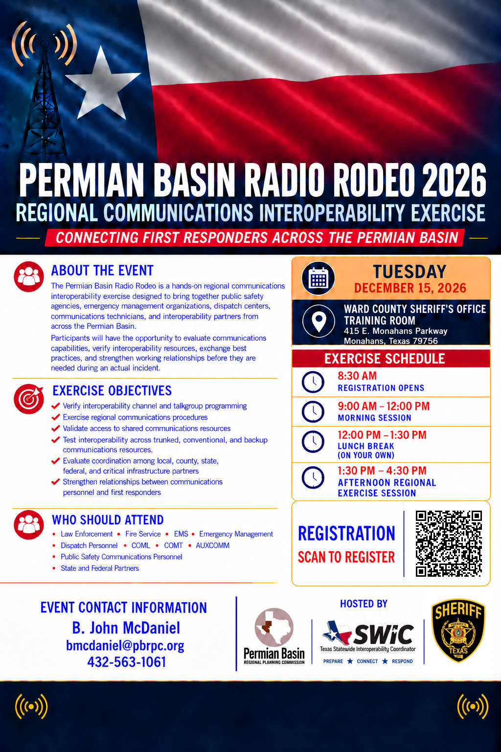 Permian Basin Radio Rodeo 2026 Flyer