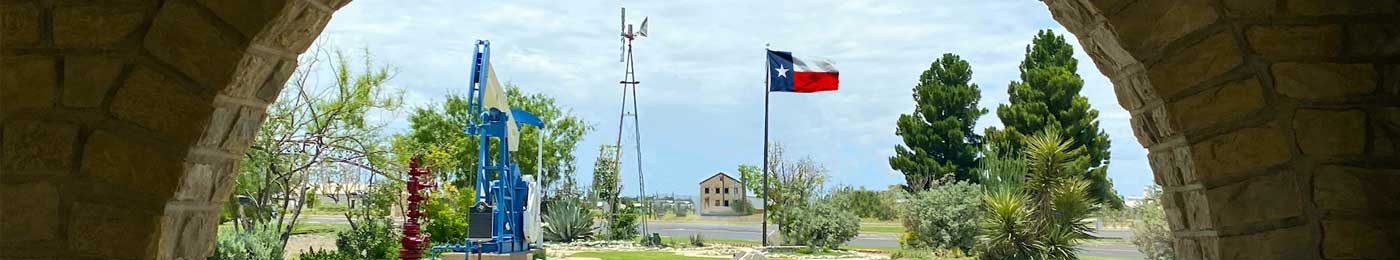 Banner for Pecos County